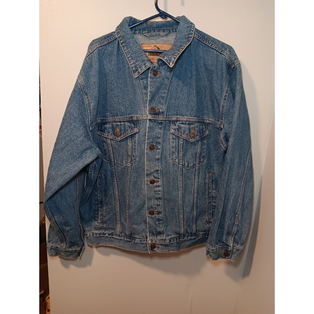 Vintage Original JORDACHE Denim Button Trucker Jacket XL Y2K 80’s 90’s